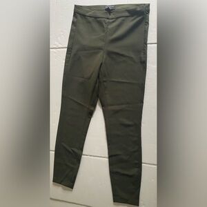 Banana Republic Devon Legging Ankle Pants Womens Size 4 Olive Green